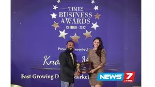 KNOWBLE MINDS | NEWS 7 TAMIL | TIMES BUSINESS AWARDS | OCTOBER 2022