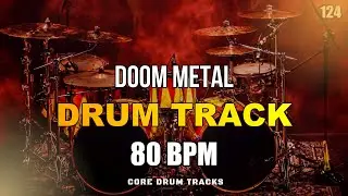Doom Metal I Drum Track I 80 BPM I Full Arrangement