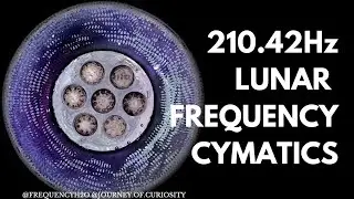 Frequency of the Moon - 210.42hz - CYMATICS - Lunar Frequency