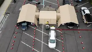 NJEMSTF Mobile Drive Thru Testing Site (First Deployment)