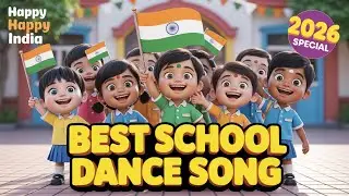 Happy Happy India  Best Kids Patriotic Song 2026 | School Function & Annual Day Dance Song