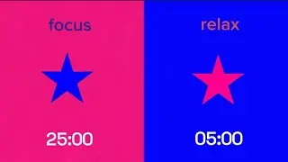 25/5 TV Girl Themed Pomodoro Timer with White Noise | 4 Sessions | 2 Hr Study with Me | Full Focus