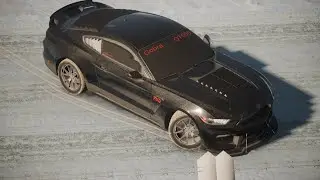 SLIDING EVERY CORNER IN A MUSTANG COBRA‼️(GONE WRONG)