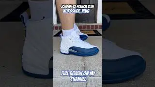 Jordan 12 French Blue from kokoshoe_plug.  Full review on my channel #jordan #shoes #review