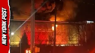 Massive Roof Fire Engulfs Raleigh Convention Center