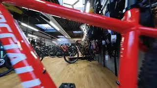 FPV-Drone Onetake Flythrough A Local Bikeshop