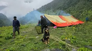 This is Himalayan Village During the Heavy Rainy Season | Daily Activities People in Village Life