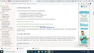 Steps to create spring application in Eclipse IDE  1