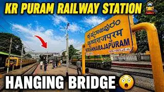 Krishnarajapuram railway station Vlog | KR puram station - ஒரு பார்வை | Bangalore | Hanging bridge
