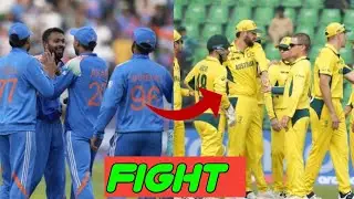 India Vs Australia Cricket Match Fight I Rohit Sharma, Virat Kohli I Cricket News.