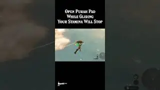 Open Purah Pad While Gliding Your Stamina Will Stop