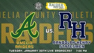 JV Men&rsquo;s Basketball: Amelia Raiders vs. Randolph-Henry Statesman (1-30-24)