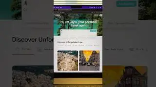 Generate trip plan in seconds #productivity #trip #travel