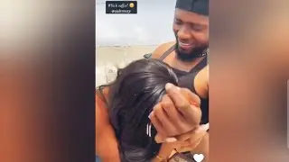 Baba never rest since morning, the joy of 1.7m Views in a day dey body, Met With Audrey