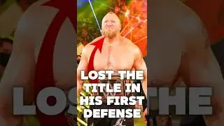 WWE wrestlers who lost their title in their first defense (Part 4) #wwe #wrestling #shorts