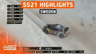 SS21 STAGE HIGHLIGHTS | WRC Rally Sweden 2015
