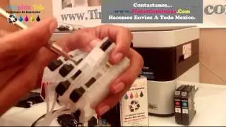 Instalacion Sistema De Tinta Continua Cartuchos Brother LC203 LC205 LC207