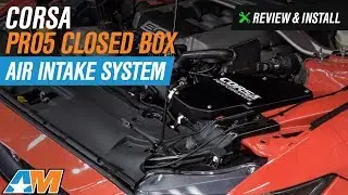 2015-2017 Mustang (GT) Corsa Pro5 Closed Box Air Intake System Review & Install