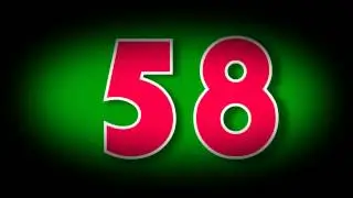COUNTDOWN Timer 100 sec ( v 254 ) with sound effects HD 4k