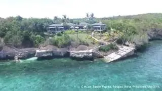 Aerial view of Tarsier Paprika, Panglao, Bohol, Philippines