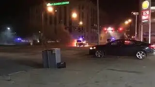 Warning graphic: Bystander footage of downtown St. Louis Monday night