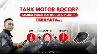 Tank Motor Bocor? Ditambal Pakai Lem Korea & Plastik, Ternyata…