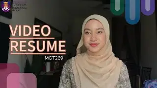 MGT269 | VIDEO RESUME | AMIERA