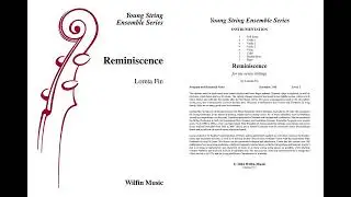 Reminiscence, by Loreta Fin &ndash; Score & Sound