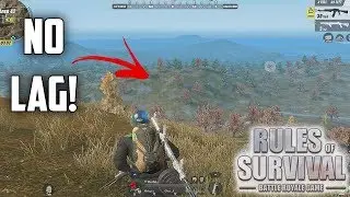 HOW TO HAVE NO LAG ON THE NEW MAP! - Rules of Survival: Battle Royale