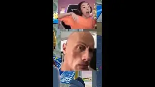 The Rock Reacts To Cringe Somerset Clip in Fortnite #shorts