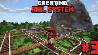 Creating Railway System for first time in Minecraft.