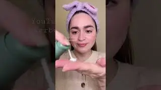 Skincare routine with #stayitk 💚🤍 #skincareasmr #skincareroutine