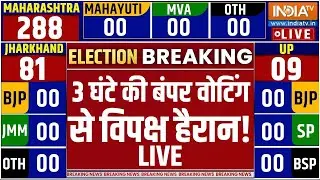 Maharashtra Assembly Election Voting Breaking News LIVE: 3 घंटे की बंपर वोटिंग से विपक्ष हैरान!
