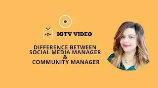 Difference Between Social Media & Community Manager
