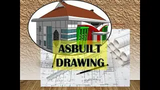 Membuat Gambar Asbuilt Drawing Gedung Perpustakaan