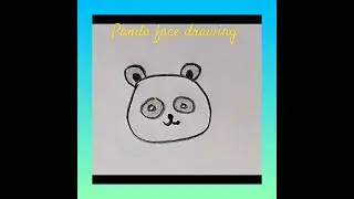 #panda ||how to draw panda face 🤣🤣@IMAGINATION1010