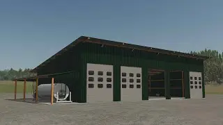 Farming Simulator 25 Machineshed With Gasstation FS25 Mods
