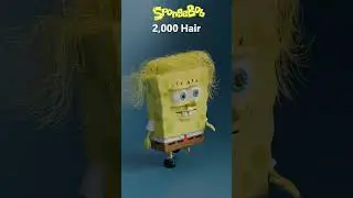 Spongebob with hair #spongebob #hair #hairsimulation #hairstyles #blender #hairstyle #animation