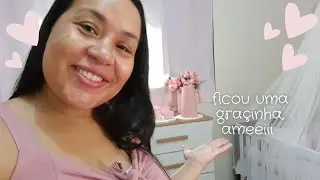 Quarto compartilhado com a bebe - como organizei tudo + banheira, ninho e almofada de amamentação 🥰