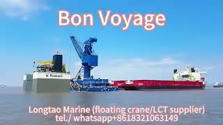 floating crane barge transfer bauxite coal ore stone guinea indonesia,uae,china worldwide