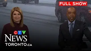 Burst of heavy snow creates messy commute in Toronto | CTV News Toronto at Six for Feb. 15, 2024