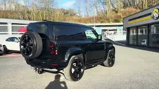 2025 New LAND ROVER DEFENDER 90 HARDTOP Commercial X-DYNAMIC HSE 3 Seat Black at Castle Motors