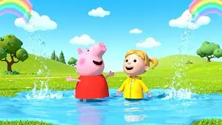 Peppa Pig&rsquo;s Boots Jumped in the Muddy Puddle | Kids Songs & Nursery Rhymes