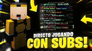 🔴DIRECTO MINECRAFT | MINECRAFT NO PREMIUM JUGANDO CON SUBS SKYWARS Y MINIJUEGOS