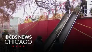 Christmas tree ship tradition held at Navy Pier