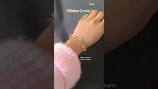 tricolour bracelet #diy #tricolor #ripublicday #shortvideo #shorts #trending #beads #viral #easy