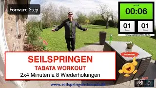 SEILSPRINGEN TABATA WORKOUT 2x4 Minuten
