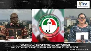 COURT NULLIFIES PDP NATIONAL CONVENTION