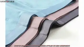 Seamless Men's Underwear Making Process Hanfor Seamless Bonding Machine