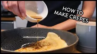 THREE INGREDIENT CREPES | How To Make Crepes At Home|  Le Bon Baker